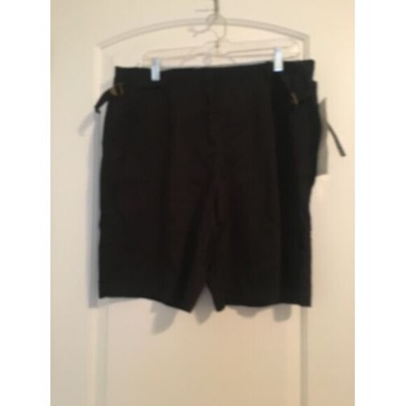 Onque Casuals Women's Black Casual Shorts Stretch Size 14